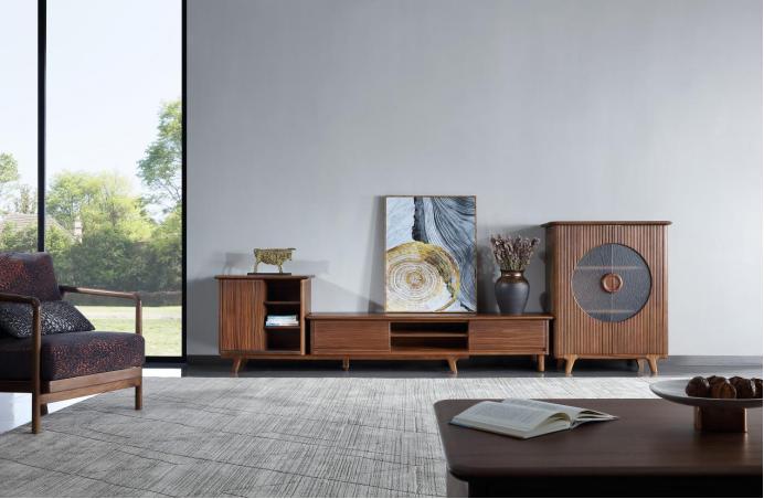 胡桃色电视柜款式大全完整版,黑胡桃电视柜怎么选择