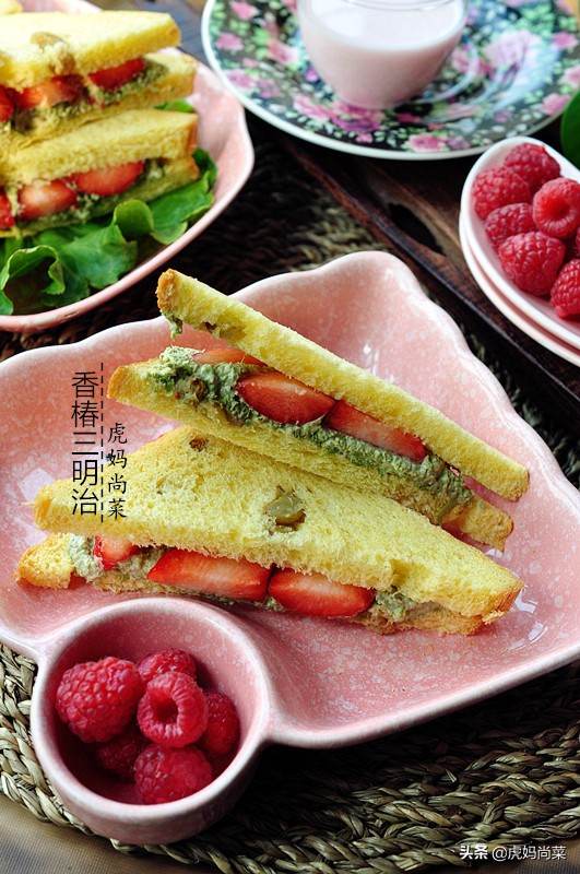 香椿面包详细做法,香椿芽面包的做法大全