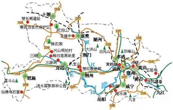 湖北各市行政区划包含区县有哪些,湖北省的市级行政区是什么