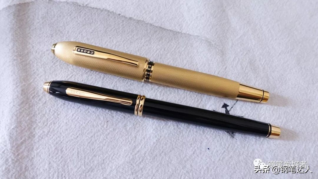 高仕Cross涛声Townsend黑珐琅18K钢笔F尖评测
