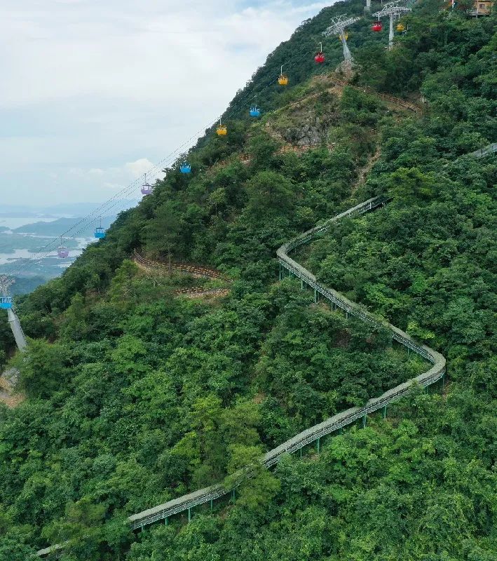 杭州旅游玻璃栈道漂流,杭州山清水秀大峡谷