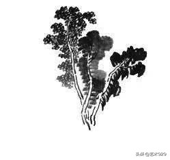 山水画树木画法技法视频,山水画中的树教学