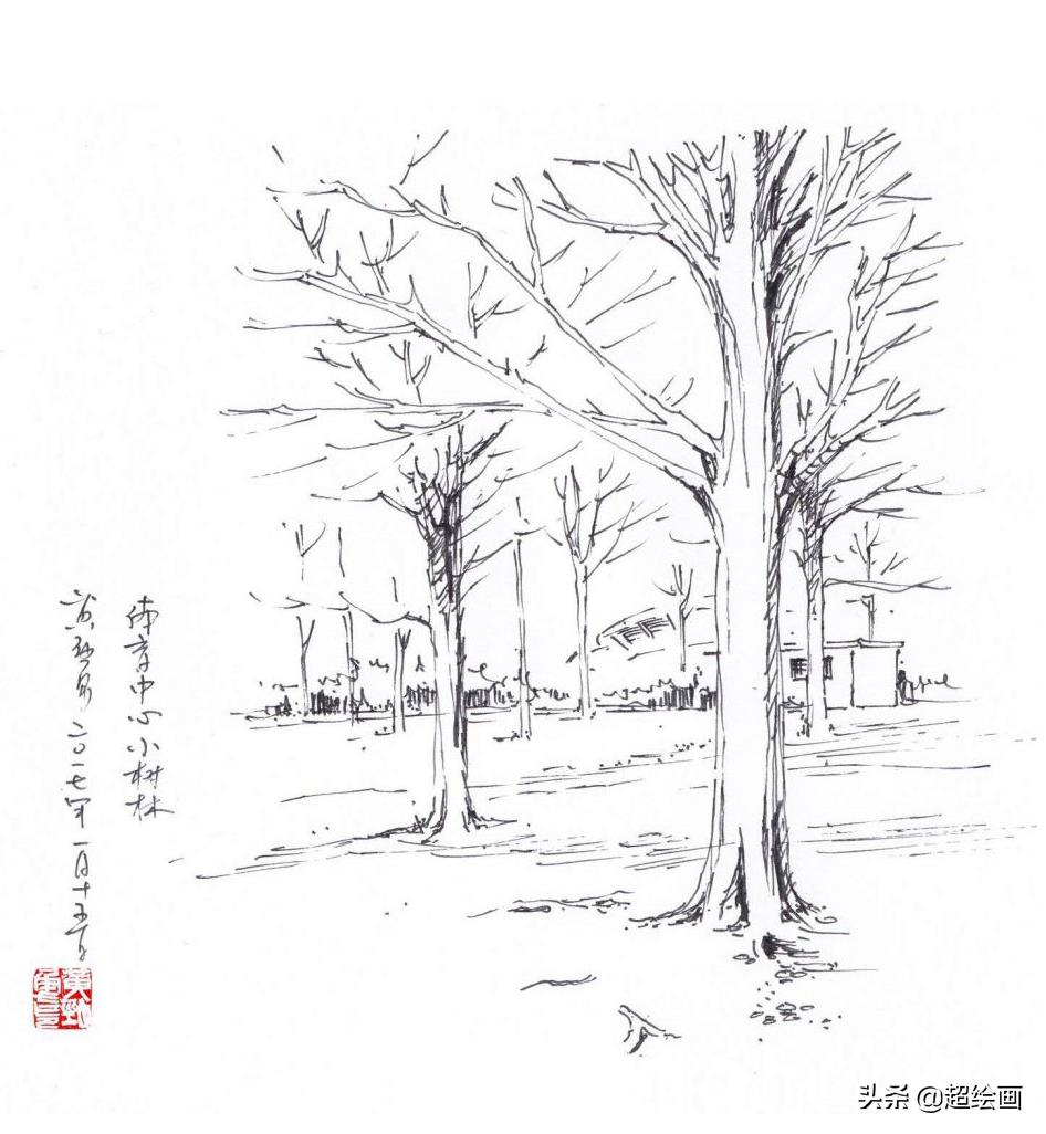 十大顶级钢笔画速写,钢笔速写100幅图片