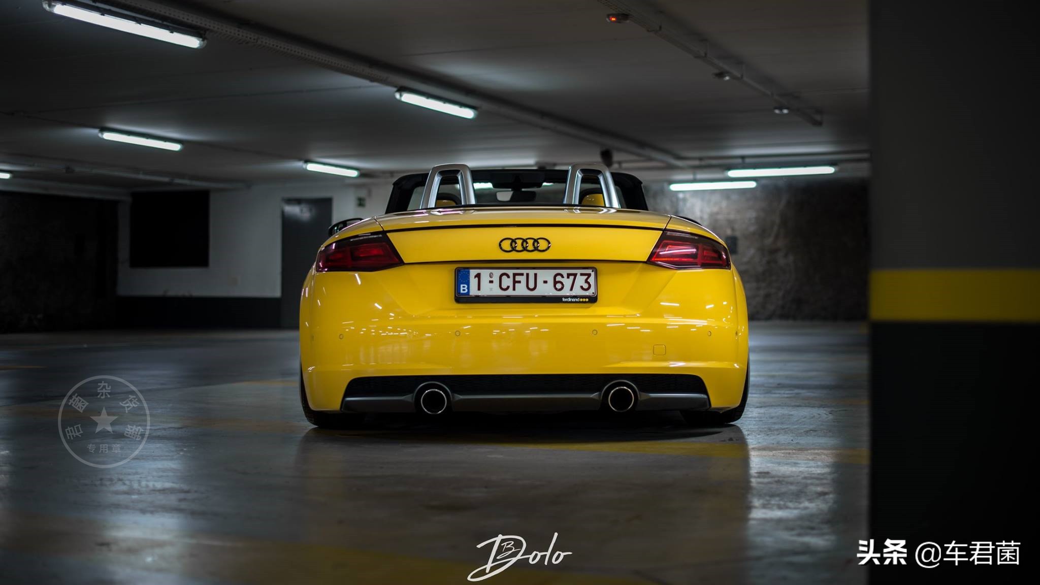 奥迪tt黑武士配白色轮毂,奥迪tt改怎么样的轮毂