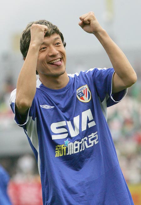 谢晖国足,谢晖进7球