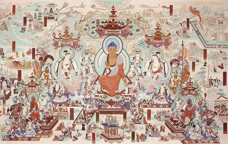 敦煌壁画体验,走进敦煌光影艺术展