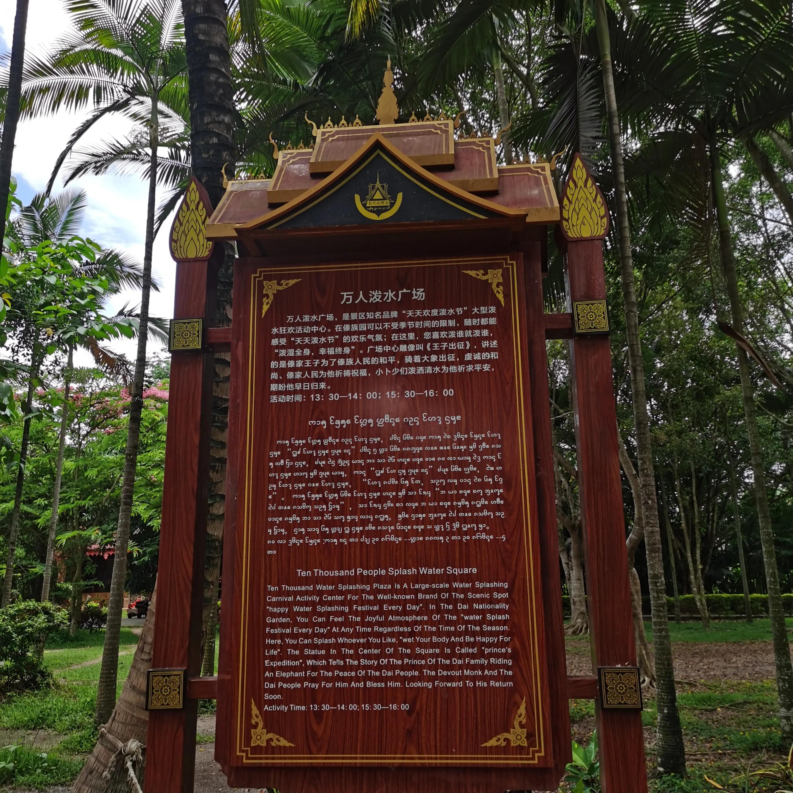 西双版纳曼远村游,西双版纳自由行一天攻略傣族园