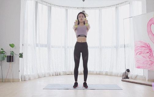 一对哑铃9个动作锻炼全身肌群,哑铃瘦手臂紧致手臂甩掉拜拜肉