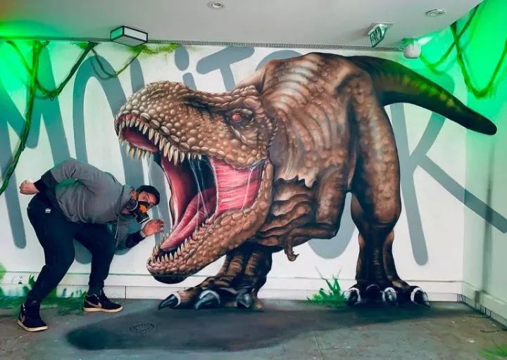 简单易学的3d墙绘,逼真3d立体墙绘