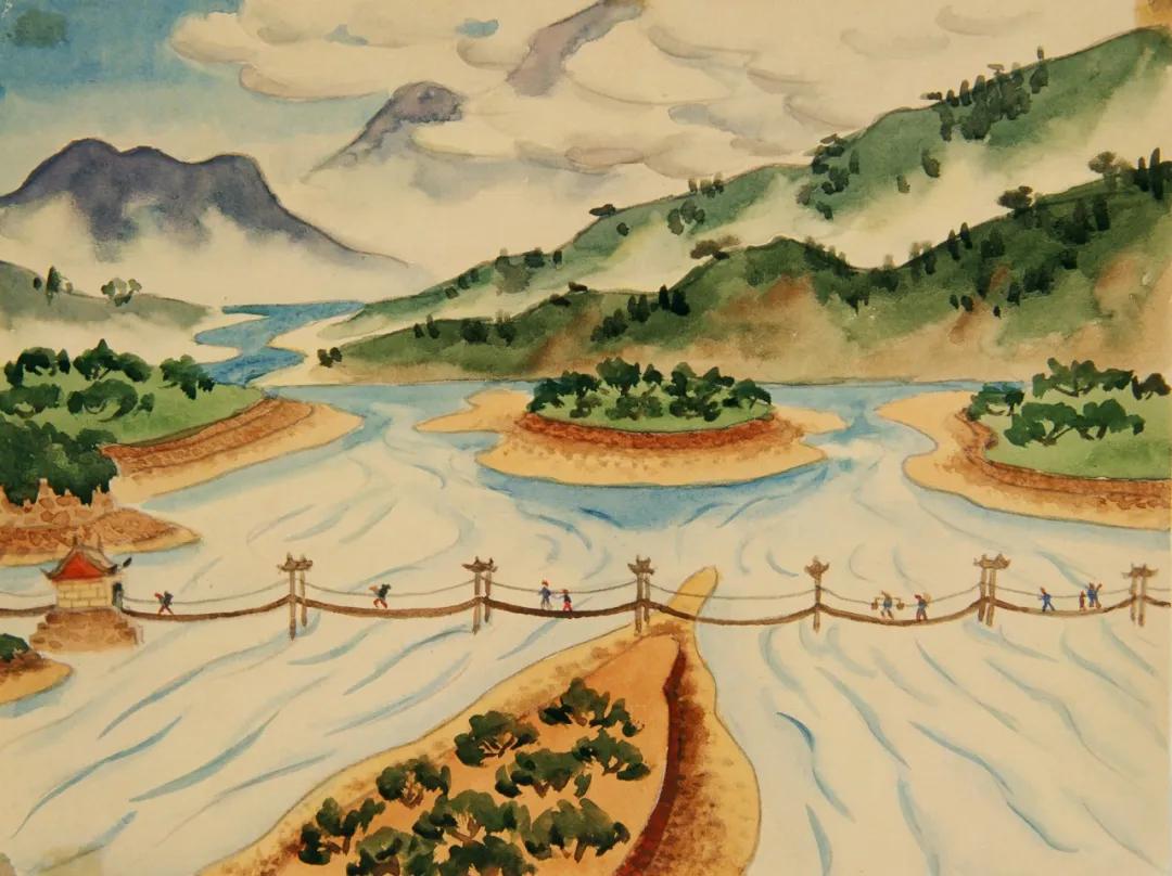 长江流域的风景画,长江生态人文画卷画师们画出震撼