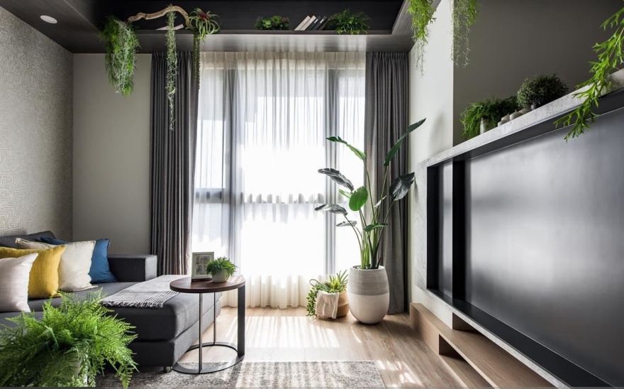 装修房子现代简约餐厅客厅柜,现代轻奢风餐厅隔断柜效果图大全