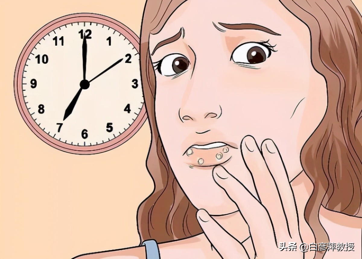 上火下巴嘴角起疱疹怎么回事,嘴角上火起疙瘩疱疹怎么快速消除