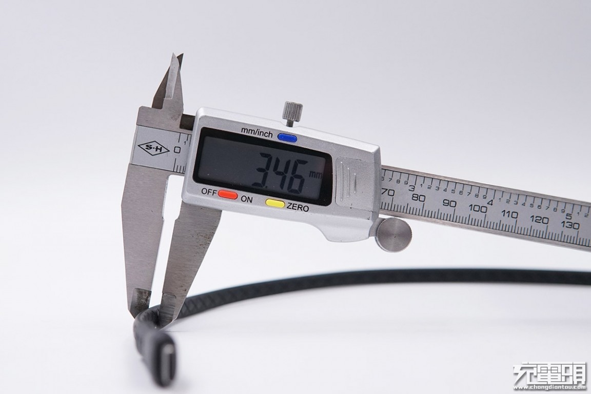 c口快充数据线拆解,加粗快充可自动断电数据线测评