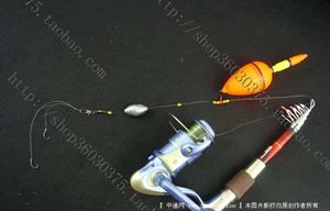 海竿串钩线组正确绑法图解,海竿钓鱼怎么绑线方法图解