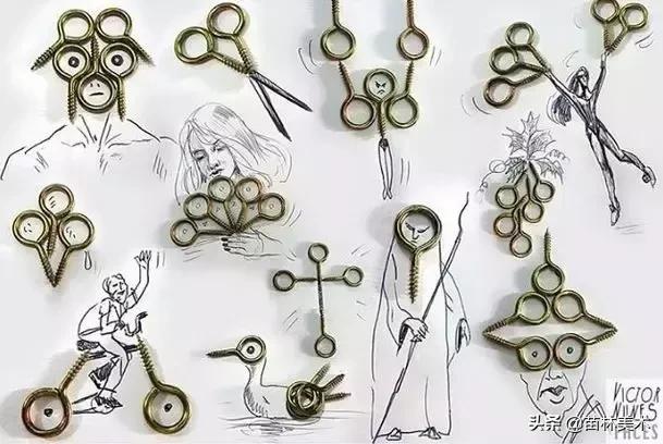 100种插画创意方法,好看的小插画铅笔