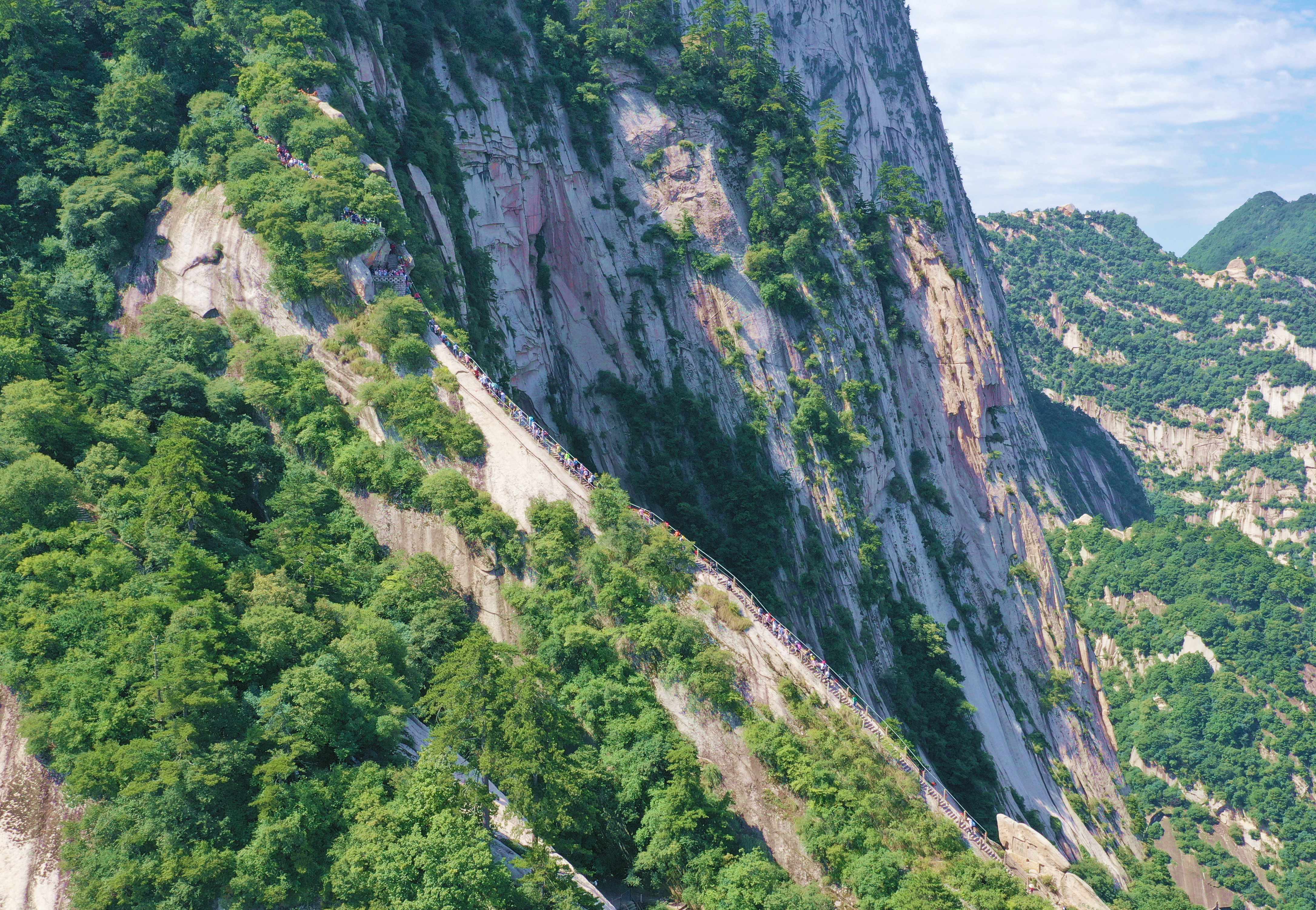 去华山一日游最佳攻略夜爬,去华山游玩的话推荐一下路线