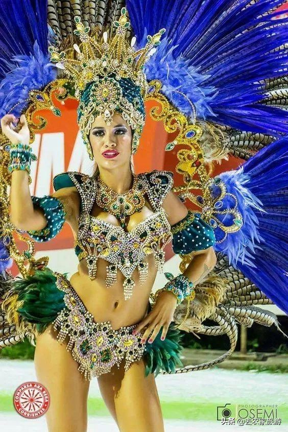 真实的巴西狂欢节,巴西惊艳沙滩狂欢节