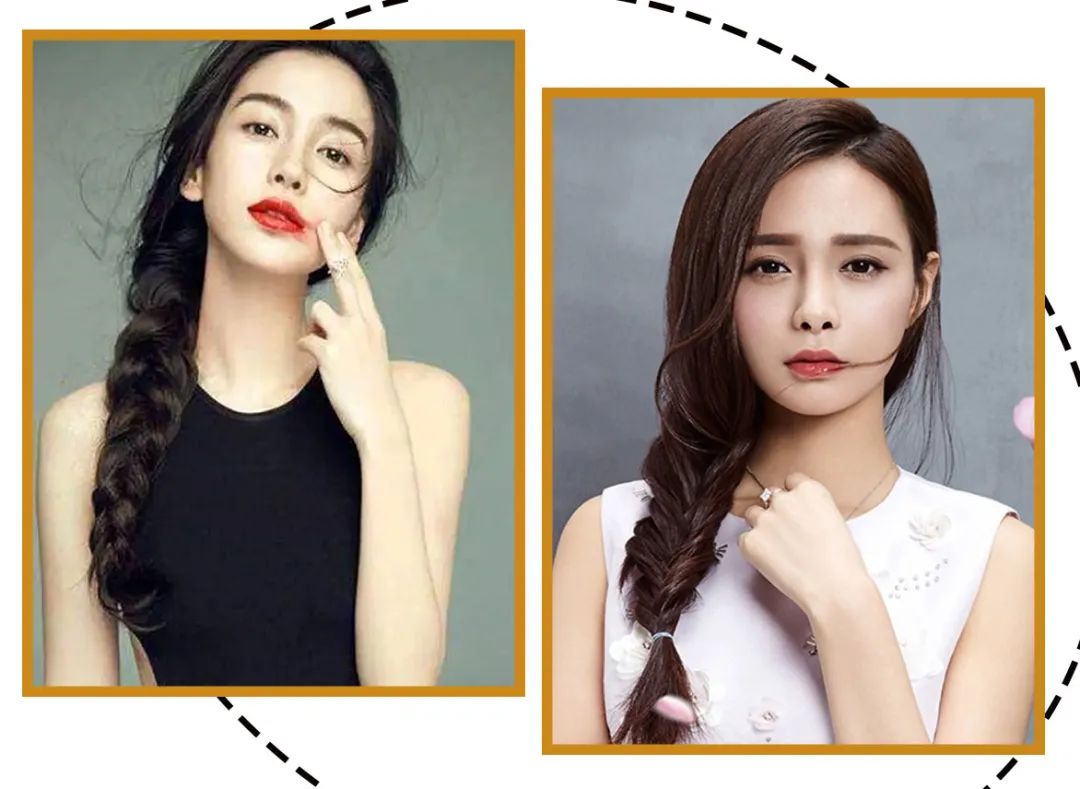 大脸女孩披头散发怎么显脸小,披头散发的简单辫子显脸小