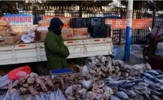 东北零下40度的赶集春节,东北零下三十度的大集