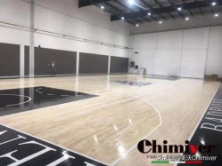 高档篮球地板工艺,篮球木地板国风配色