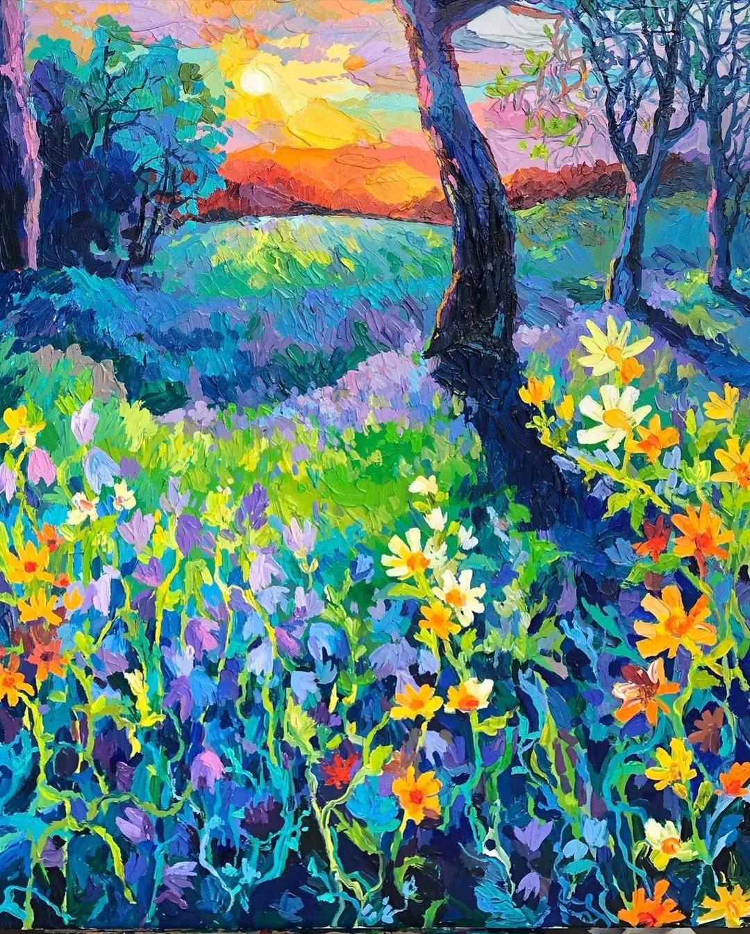 一千元颜料画画,画画颜料全套捡漏