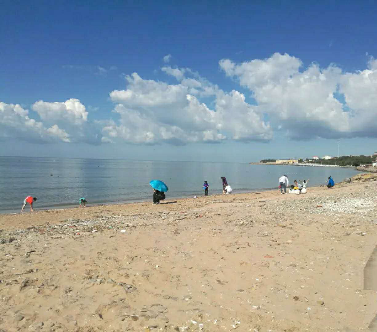 美不胜收的雾凇仙境,仙浴湾的沙滩