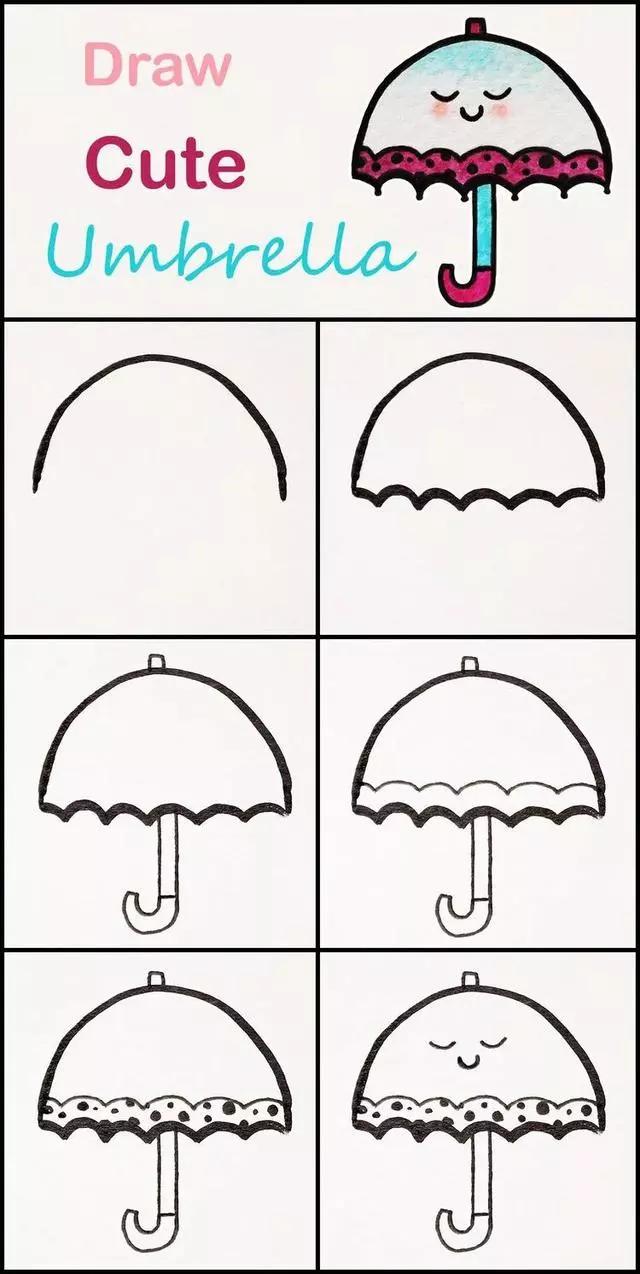 二次元简笔画初学者怎么画,简笔画入门一步一步教你画