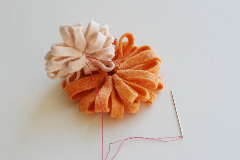 如何制作鲜花胸针图片教程,花朵胸针制作过程图解简单