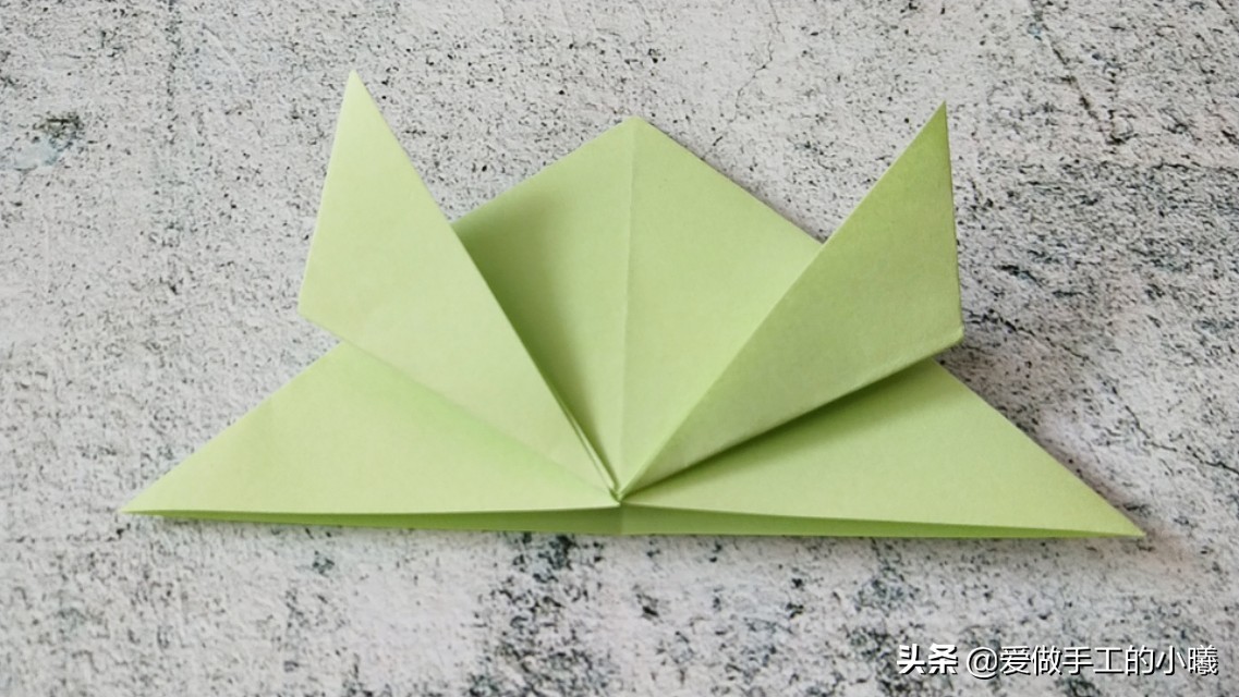 折纸青蛙步骤图解法,青蛙折纸手工制作大全图解