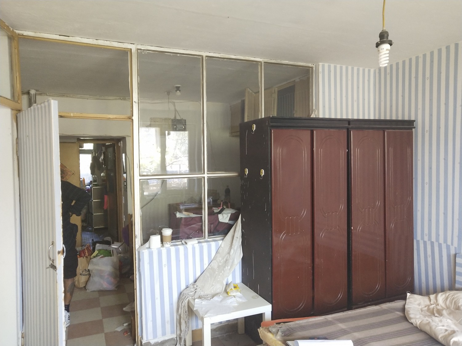 88平双阳台现代简约风格,一室一厅大阳台小户型装修老房子