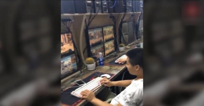 实拍代练工作室的电脑比网吧还多还专业,这口青春饭不好吃!