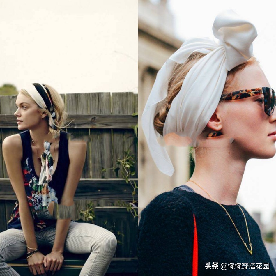 衬衣搭丝巾怎么穿出高级感,大丝巾搭配毛衣的方法穿出高级感