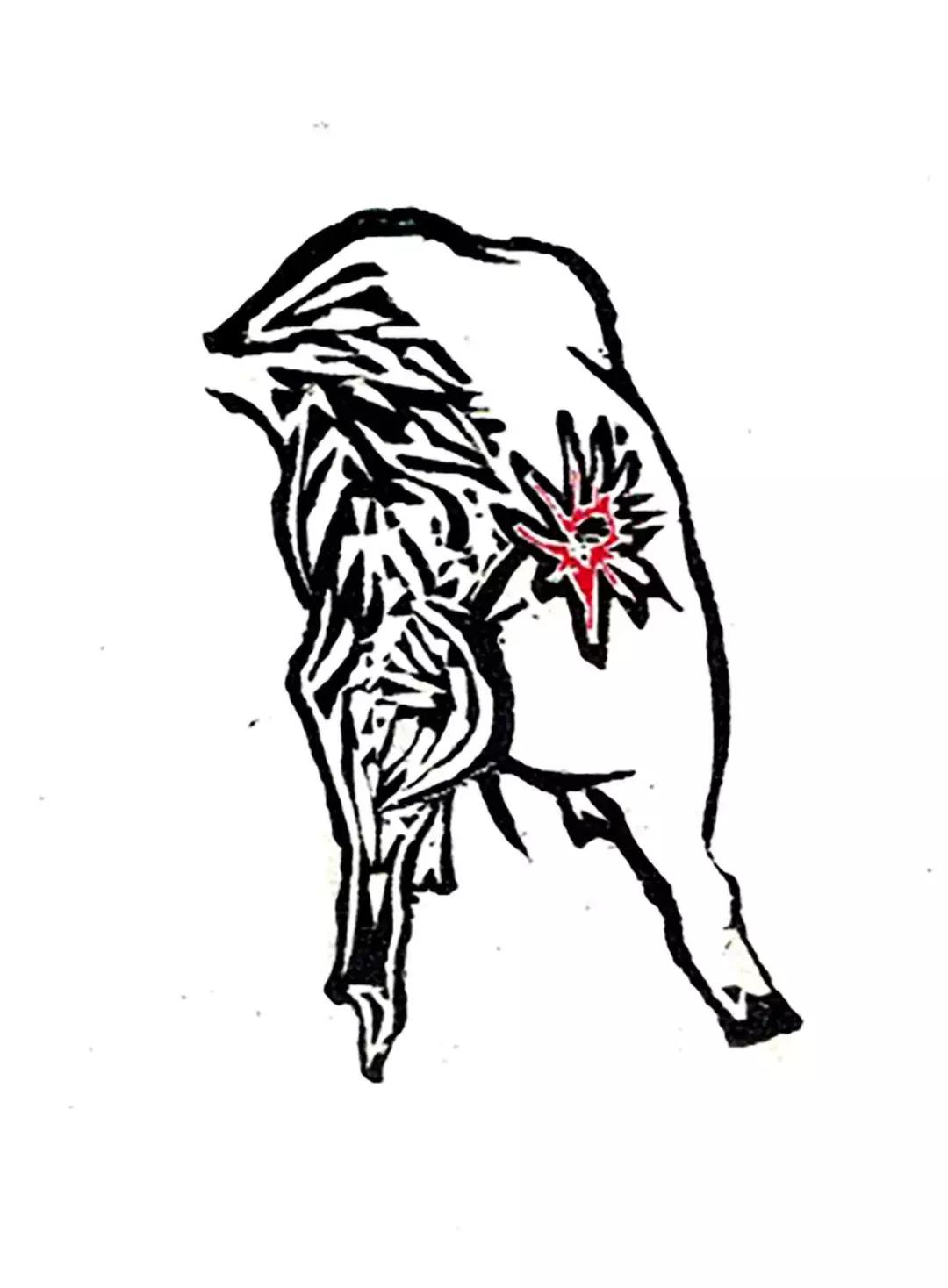 大学里的第一堂木刻版画课,清华大学美术版画欣赏