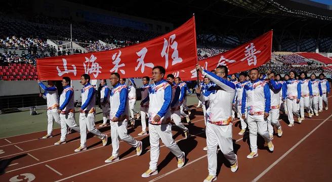 高清大图！震撼来袭！金普新区第三届全*运民**动会开幕式，精彩