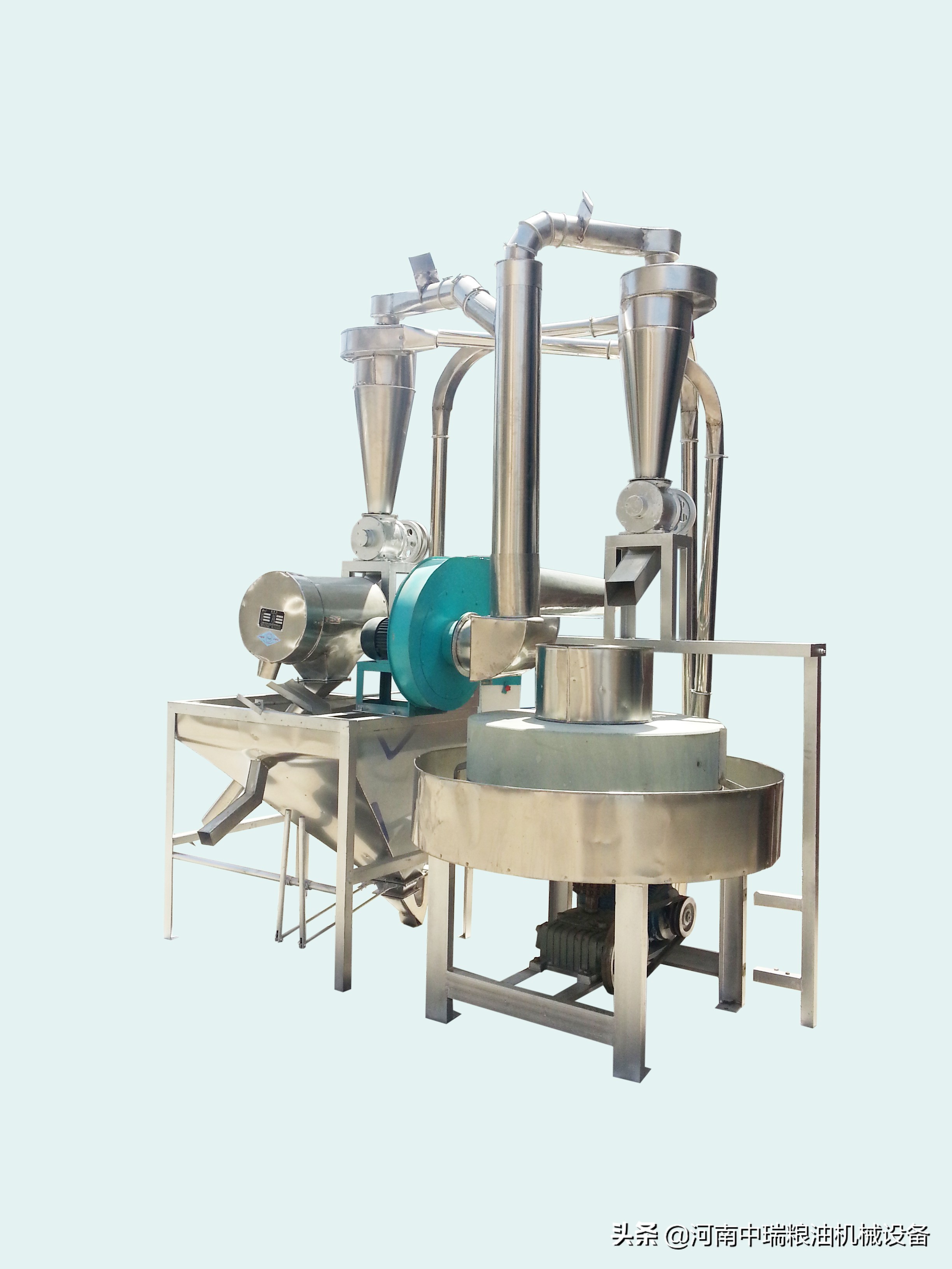 中瑞粮油机械石磨磨粉机厂家怎么样？石磨磨粉机多少钱？