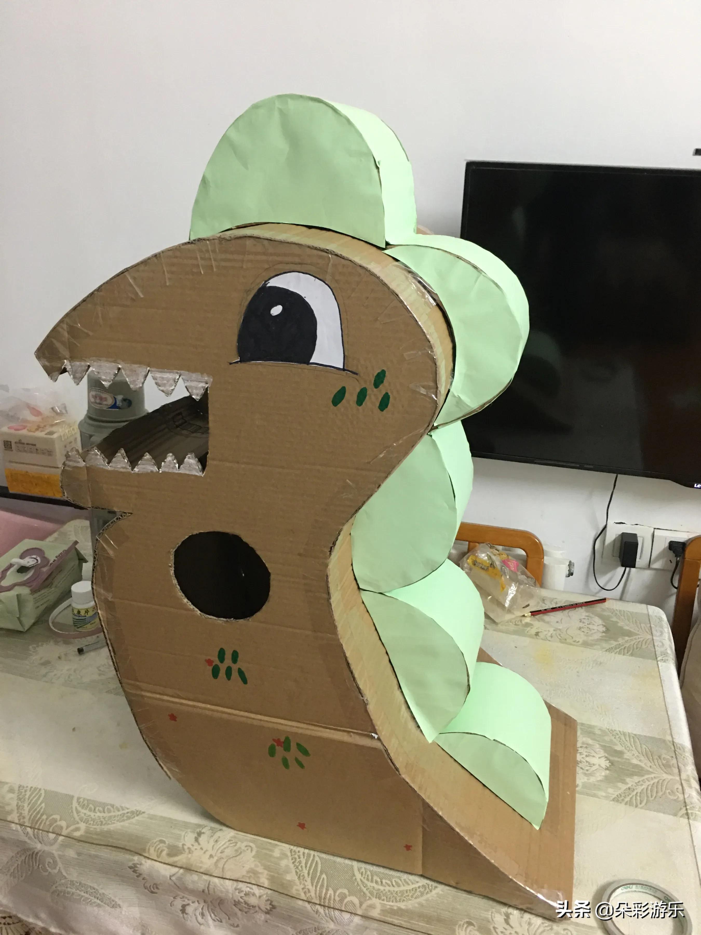 在家无聊给宝贝做个玩具吧,童年小恐龙游戏