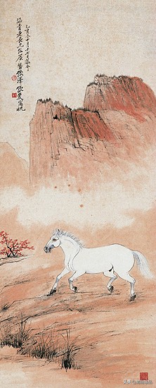 张大千最著名的动物画,张大千画写意的录像