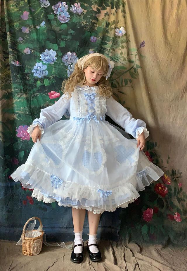 这么好看的洛丽塔小裙子你见过吗,滤镜甜美风洛丽塔