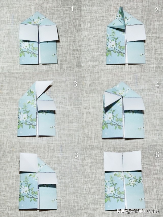 好看的折纸信封怎么折,手工折纸教程折信封