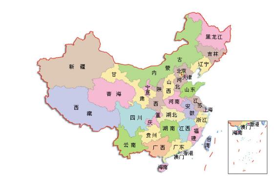 中国34个省简称和行政中心顺口溜,中国省的简称和行政中心