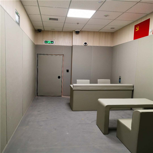 审讯室阻燃防撞软包材料,审讯室防撞软包纳米棉材料介绍