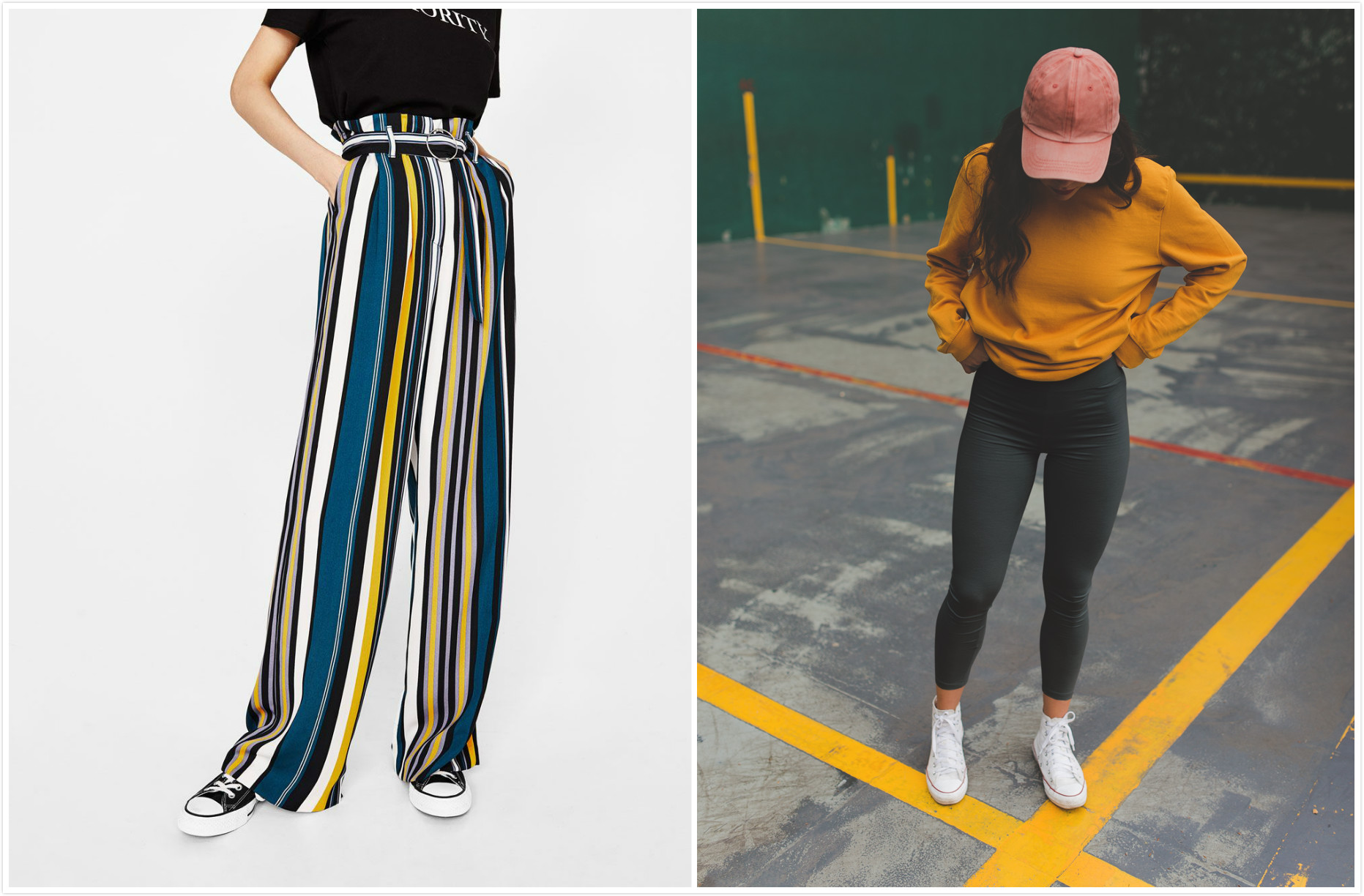 复古与潮流的帆布鞋,帆布鞋是体现休闲风的重点单品