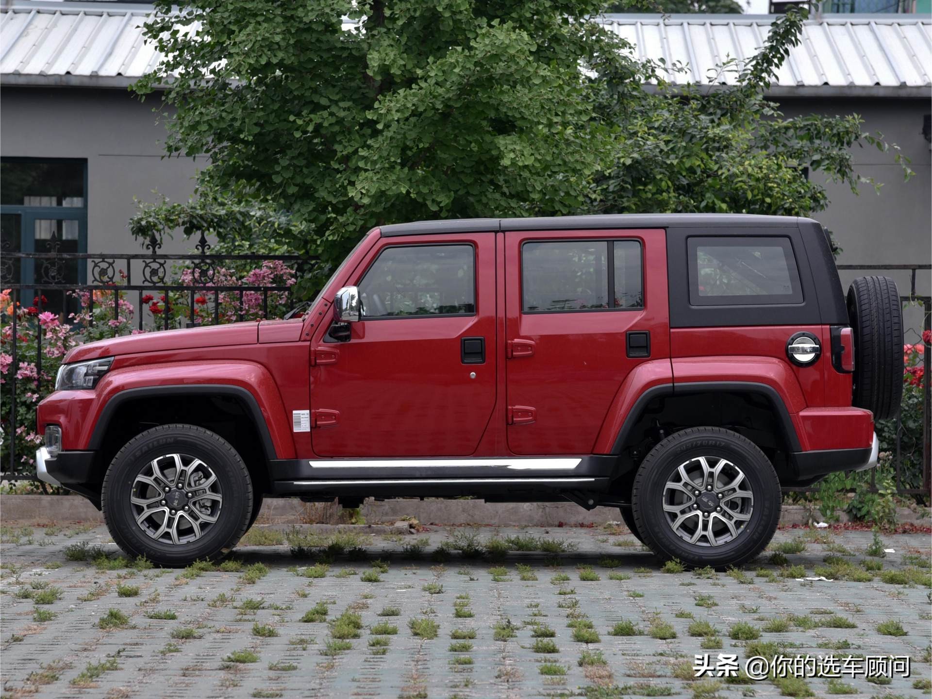 柴油版bj40越野露营,自驾bj40山间小溪露营