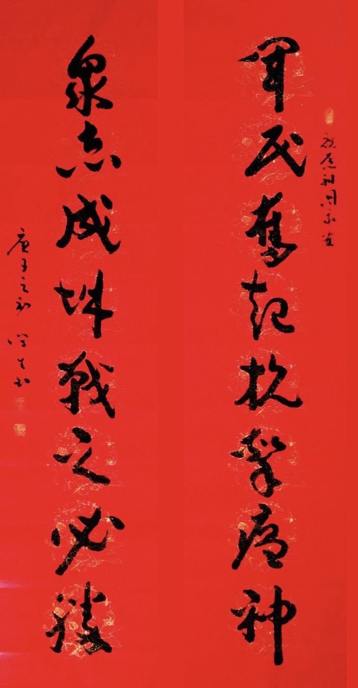 37位名家长江书法展,书法楷书武汉加油中国加油