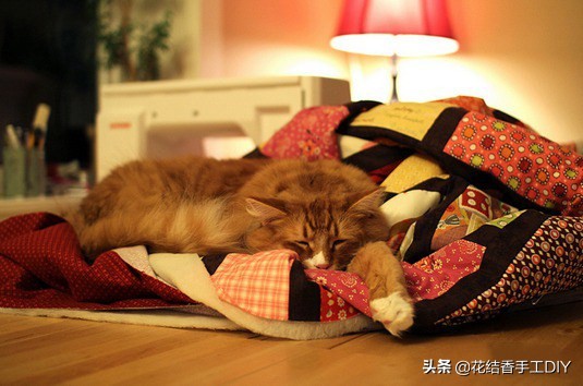 手工小方块布简单又漂亮,小布块手工简单