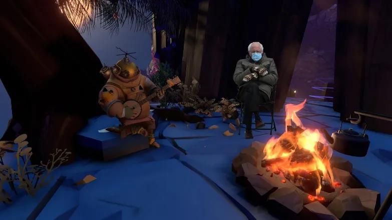 拜登就职典礼上的桑德斯火了,拜登和桑德斯竞选最新情况