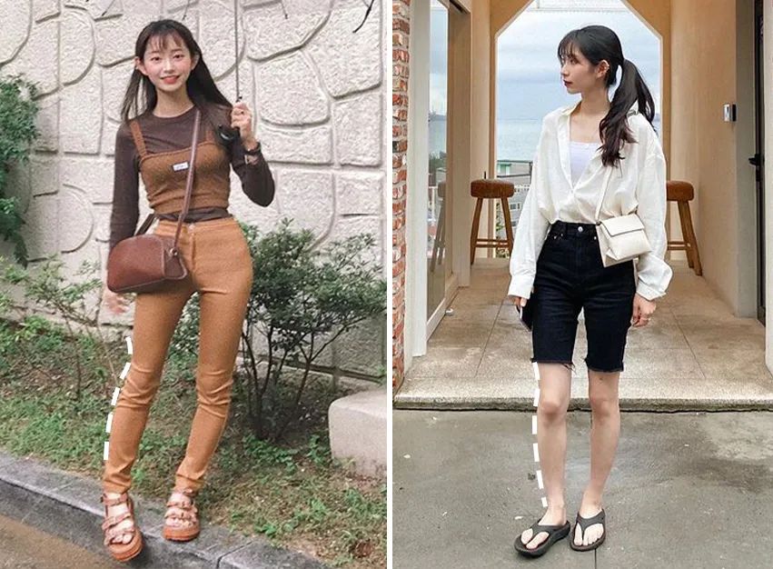 矮个子必备鞋最新款马丁靴,今年最火的中筒靴粗腿圆头马丁靴