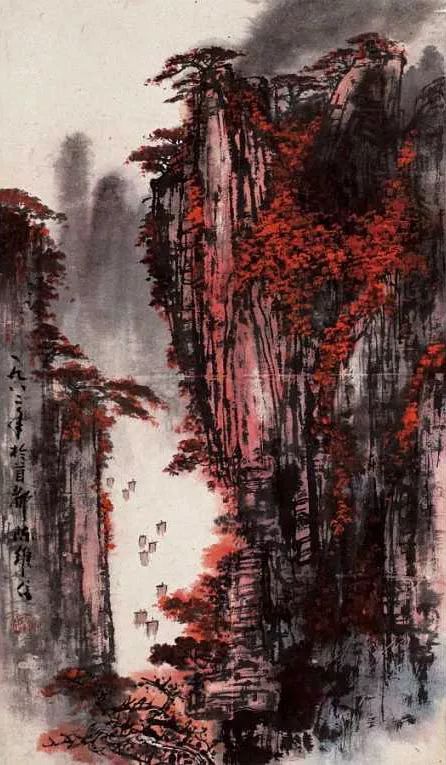 陈继儒山水画作品欣赏,陈良宗山水画作品欣赏