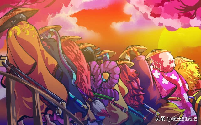 海贼王光月御田vs凯多动态图,海贼王旧时代各种强者光月御田