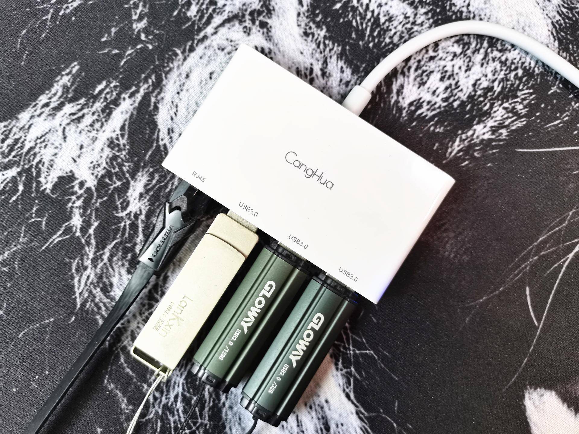 五折好物，解决笔记本没有网口的尴尬，还送3个USB3.0接口